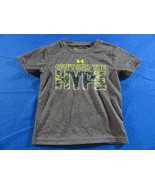 UNDER ARMOUR HEAT GEAR CAN&#39;T STOP THE HYPE GRAY SHIRT TODDLER BABY 18M 1... - €12,55 EUR