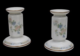 NEW Vintage Gorham Candlestick Holders Cherrywood 24 Kt Gold 4” Japan Se... - $269.74 MXN
