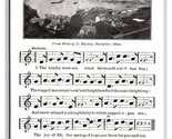 Lovely Oban Bay Song w Lyrics Oban Scotland UNP DB Postcard M20 - $9.85