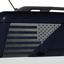 Fits 21-22 Ford Bronco Sport Rear 3rd Quarter Window American Flag Decal... - £31.26 GBP