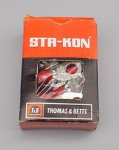 Sta-Kon Crimp Connectors RD8-516 Thomas &amp; Betts  Box Of 26 New Old Stock... - $67.85