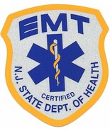 NEW JERSEY STATE CERTIFIED EMT Highly Reflective - 2 1/2&quot; x 3&quot; DECAL - $93.20 MXN