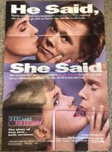 HE SAID, SHE SAID 1991 Kevin Bacon, Elizabeth Perkins, Phil Leeds-One Sh... - $15.10