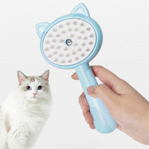 Cat Ear Pet Hair Removal Electric Brush: Effortless Grooming for Your Feline Fri - £19.67 GBP