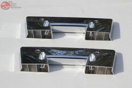 Chevy GM Front Interior Inside Chrome Arm Rest Pad 13&quot; Bases Pair Set Of 2 Two - £31.82 GBP