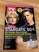 TV Guide Stargate SG1 Cover July 2005 SciFi Gets Hot Vol 53 #28 Issue 2728 - £10.38 GBP