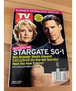 TV Guide Stargate SG1 Cover July 2005 SciFi Gets Hot Vol 53 #28 Issue 2728 - £10.90 GBP
