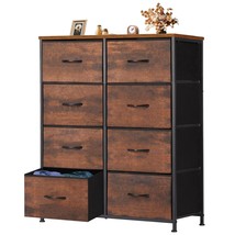 , Chest Of 8 Drawers Cloth Dresser, Closet Storage Clothes Organizer Tower With  - £115.47 GBP