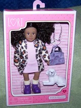 Lori by Our Generation Ariah 6&quot; AA Doll &amp; Winston her Bichon puppy New - £17.95 GBP