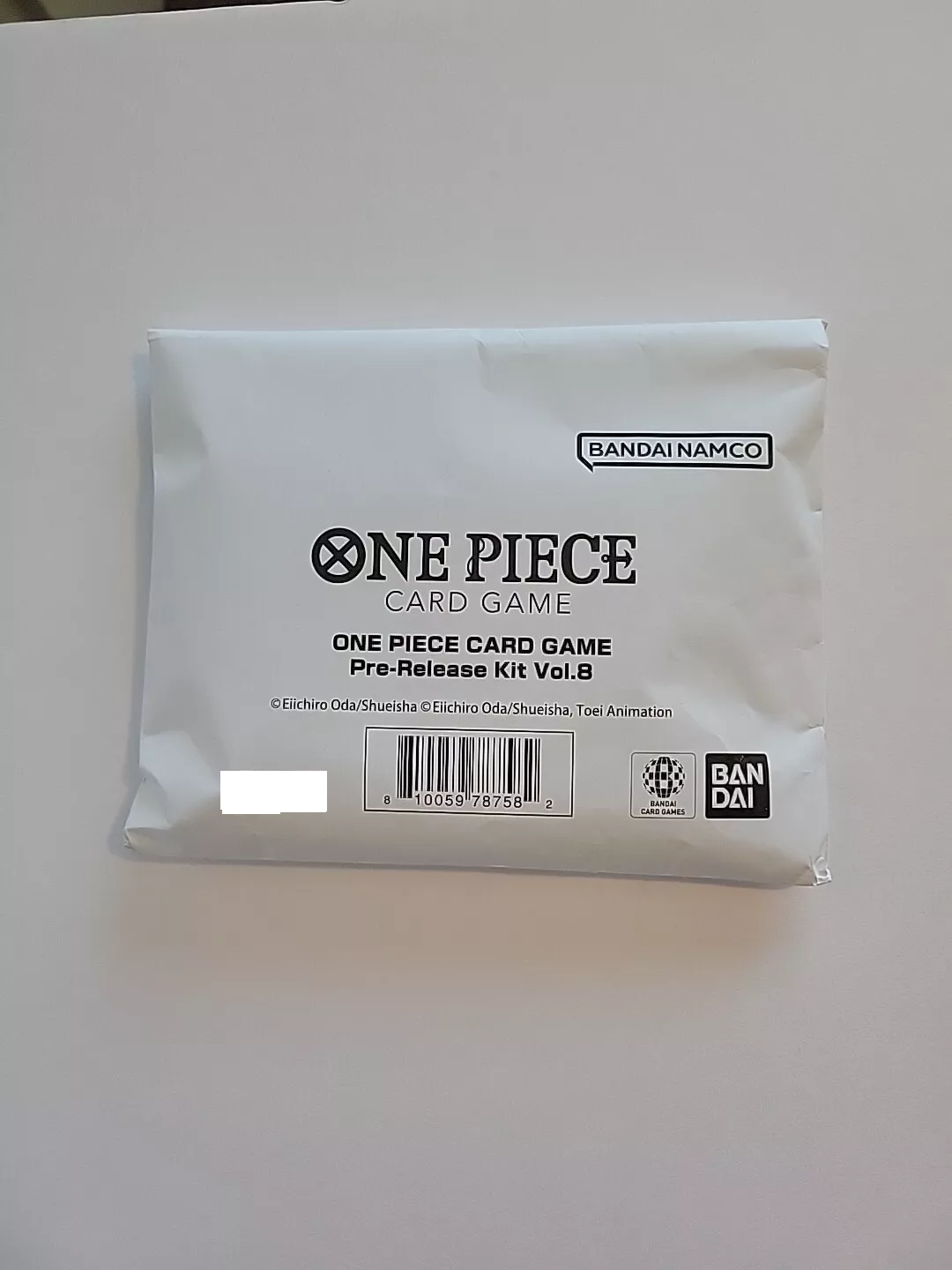ONE PIECE CARD GAME PRE-RELEASE KIT VOL 8 NEW SEALED USA ENGLISH CCG TCG BANDAI