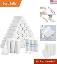 High-Quality Stretch Gauze Wraps - Standard 4-Inch Width for Various Bod... - $33.68