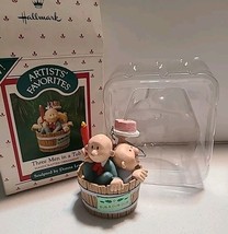 Vintage 1987 Donna Lee Christmas Tree Ornament Rub-A-Dub-Dub Three Men i... - $261.25 MXN