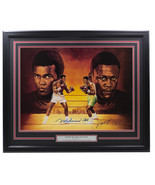 Muhammad Ali Joe Frazier Ron Lewis Signed Framed 16x20 Boxing Poster BAS... - £1,516.01 GBP