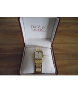 DAVINCI WATCH BY LUCIEN PICCARD QUARTS JAPAN STAINLESS BACK 41020 - €76,98 EUR