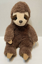 Vintage Soft Plush Floppy Sloth Brown Lovey Security 12 inches - £13.31 GBP
