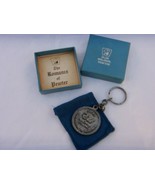 ELK MACHINE COMPANY 1976 BICENTENIAL KEYCHAIN by OLDE COLONIAL PEWTER w BOX - $14.80