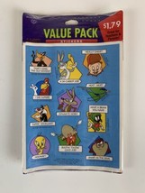 Vintage Looney Tunes Sticker Pack 90s 1994 Hallmark Bugs Tweety Elmer Taz SEALED - $27.70