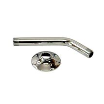 Signature Hardware 449727 8&quot; Wall Mounted Shower Arm, Flared Flange - Ch... - $350.52 MXN