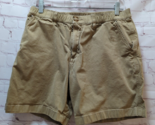 Chubbies brown tan shorts boys large khakis cotton blend 30x6.5 tagged 7... - $22.76