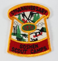 Vintage 1971 Goshen Scout Camps 5th Anniversary Boy Scouts BSA Camp Patch - £9.32 GBP