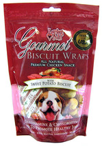 Loving Pets Gourmet Chicken &amp; Sweet Potato Biscuit Wraps for Joint Health - £10.85 GBP+