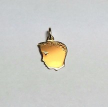 Vintage NOS 1960&#39;s 12K Gold Filled Elco Boy with Crew Cut Head Charm - $18.65