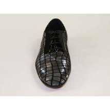 Men's GENIO Suede Croc Red Leather Sole Shoes Turkey 120371142 Metallic Silver image 3