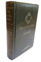 The Living Bible Paraphrased Green Padded Cover 1973 Tyndale House - £7.40 GBP