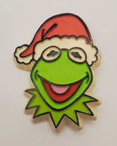 Kermit the Frog in Santa Hat Christmas Pin Henson Associates VTG 1979 Muppets  - £12.42 GBP