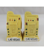 Vintage 1961 Souvenir Las Vegas Slot Machines 3&quot; Salt &amp; Pepper Shakers - $22.29 CAD