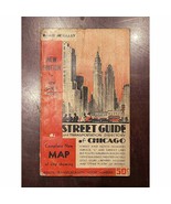 Rand McNally Street Guide Transportation Directory of Chicago Map 1944 E... - £28.28 GBP