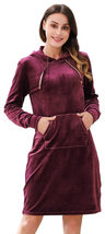 Richie House Sweatshirt Casual Pullover Womens Long Sleeve Hoodie Velour Dress - £13.58 GBP