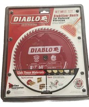 Diablo 8-1/2-Inch 60 Teeth Fine Finish Slide Miter Saw Blade (D0860S) - $49.49