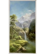 Scenery Oil Painting - Landscape Oil Painting - Unmounted Canvas 24x48 i... - £553.11 GBP