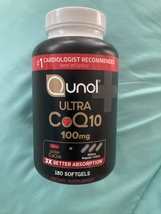 Qunol ultra CoQ10 100 mg 180 softgels 6 month supply - £47.17 GBP