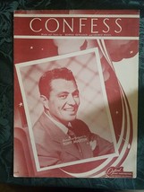 Confess (sheet music) as sung by Tony Martin - £4.72 GBP