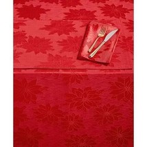 Bardwil Winter Joy Red 60&quot; X 102&quot; Tablecloth NEW - $29.99