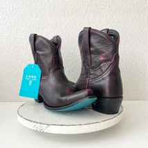 Lane EMMA JANE Womens Cowboy Bootie 11 Black Cherry Western Cowgirl Shor... - $138.60