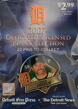 Detroit Tigers 2007 Officially Licensed Pin Collection Todd Jones #59 - £8.63 GBP