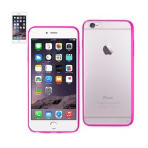 [Pack Of 2] Reiko Iphone 6 PLUS/ 6S Plus Clear Back Frame Bumper Case In Pink - £16.18 GBP