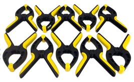 10 Pieces 9&quot; Nylon SPRING CLAMPS Heavy Duty Gripping Anti-Slip 3&quot; Jaw Op... - €24,29 EUR