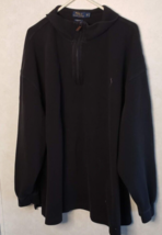 Polo Ralph Lauren Men's Estate Rib 1/4 Zip Pullover Sweater Sz 4XB Big Black - £19.70 GBP