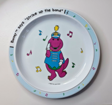 Vintage Barney Plate 1992  Barney Says “Strike Up The Band&quot; 8.5 in diameter - £11.19 GBP