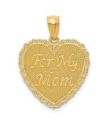 14K Yellow Gold Mom Thank You Pendant - €211,07 EUR