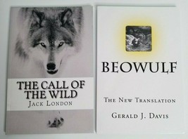 2 Classic Books Lot Call of the Wild Jack London Beowulf New Translation Davis - £10.15 GBP
