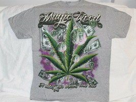 Magic Weed Marijuana Leaf Money Woman Dollar T-SHIRT Shirt - £8.94 GBP