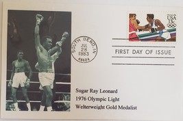 First Day Issue Sugar Ray Leonard 1976 Olympic Light Welterweight Gold 1983 - £3.89 GBP