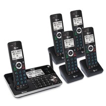 ATT 5 Landline Cordless Telephone Answering System Call ID Wireless Home Office - £99.17 GBP