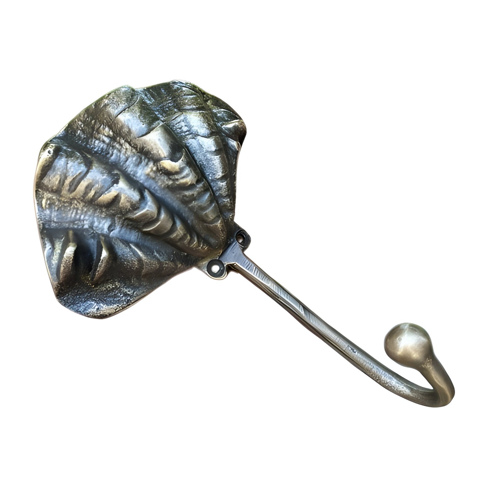 set of Clothing Hanger set 6.2&quot; Vintage Pants Hook Shell Motif Wall Mount - $55.00+