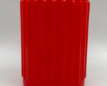Yahtzee Game Replacement Part Shaker Cup Dice Cup Red Milton Bradley Mad... - £6.95 GBP